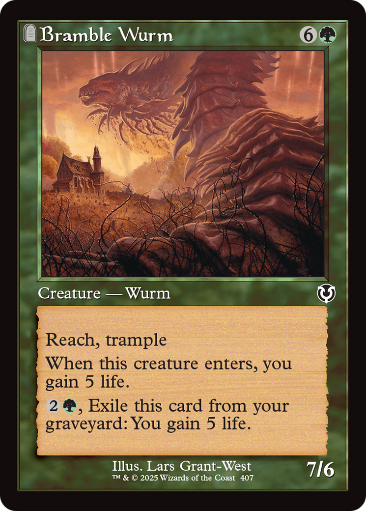 Bramble Wurm (Retro Frame) [Innistrad Remastered] | Eastridge Sports Cards & Games