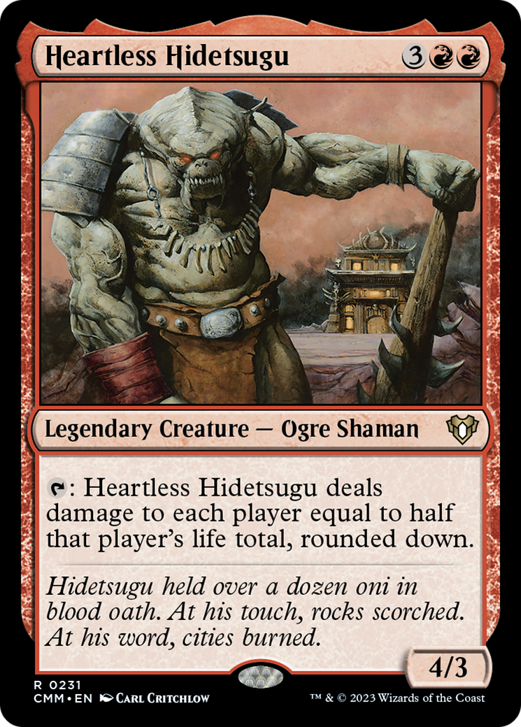 Heartless Hidetsugu [Commander Masters] | Eastridge Sports Cards & Games