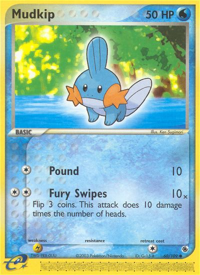 Mudkip (60/109) [EX: Ruby & Sapphire] | Eastridge Sports Cards & Games