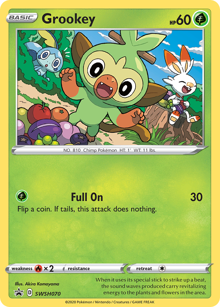 Grookey (SWSH070) [Sword & Shield: Black Star Promos] | Eastridge Sports Cards & Games