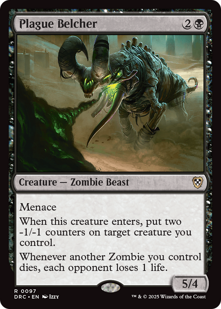 Plague Belcher [Aetherdrift Commander] | Eastridge Sports Cards & Games