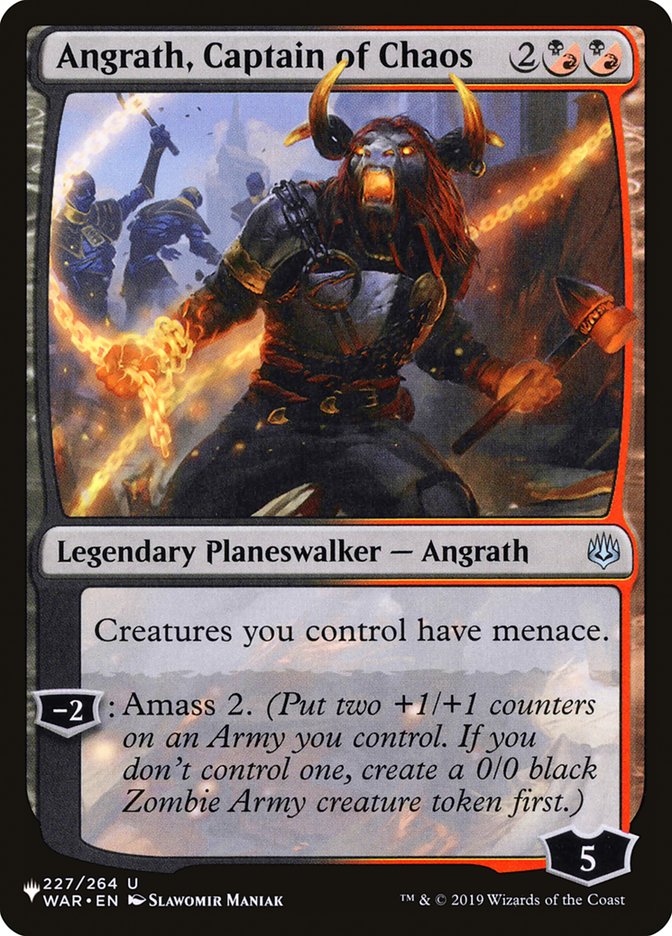 Angrath, Captain of Chaos [The List] | Eastridge Sports Cards & Games