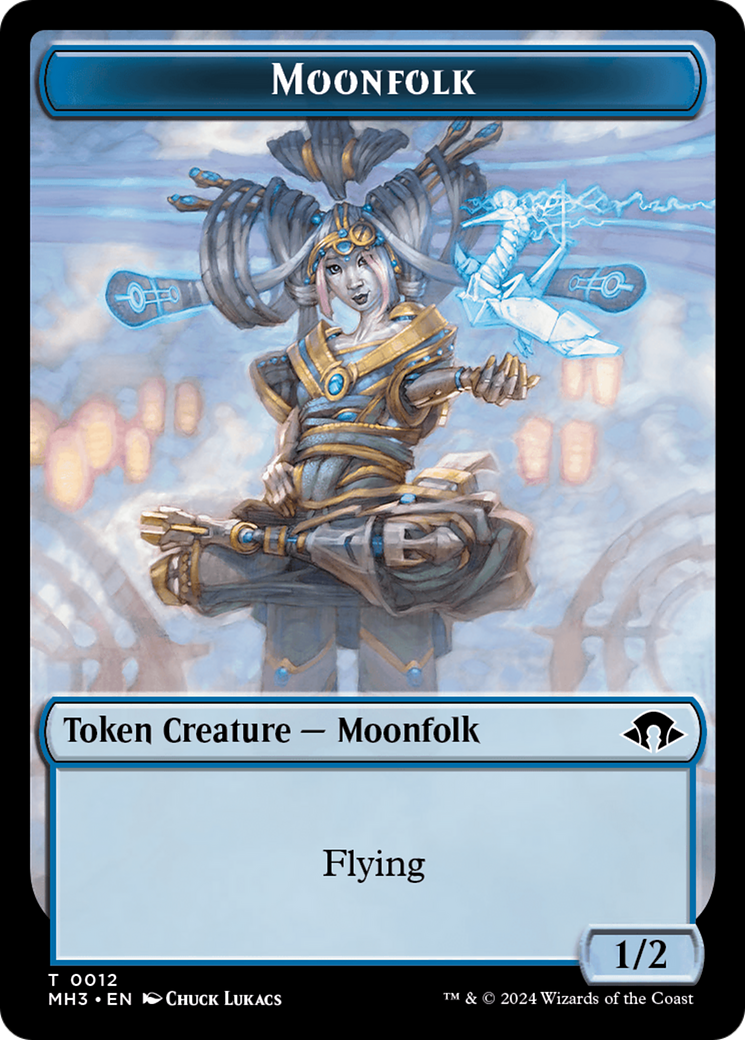 Moonfolk Token [Modern Horizons 3 Tokens] | Eastridge Sports Cards & Games