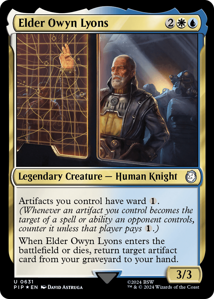 Elder Owyn Lyons (Surge Foil) [Fallout] | Eastridge Sports Cards & Games