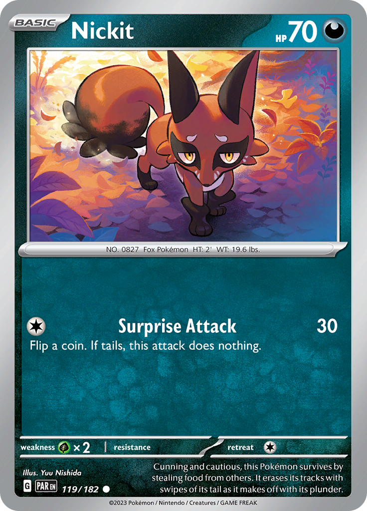 Nickit (119/182) [Scarlet & Violet: Paradox Rift] | Eastridge Sports Cards & Games