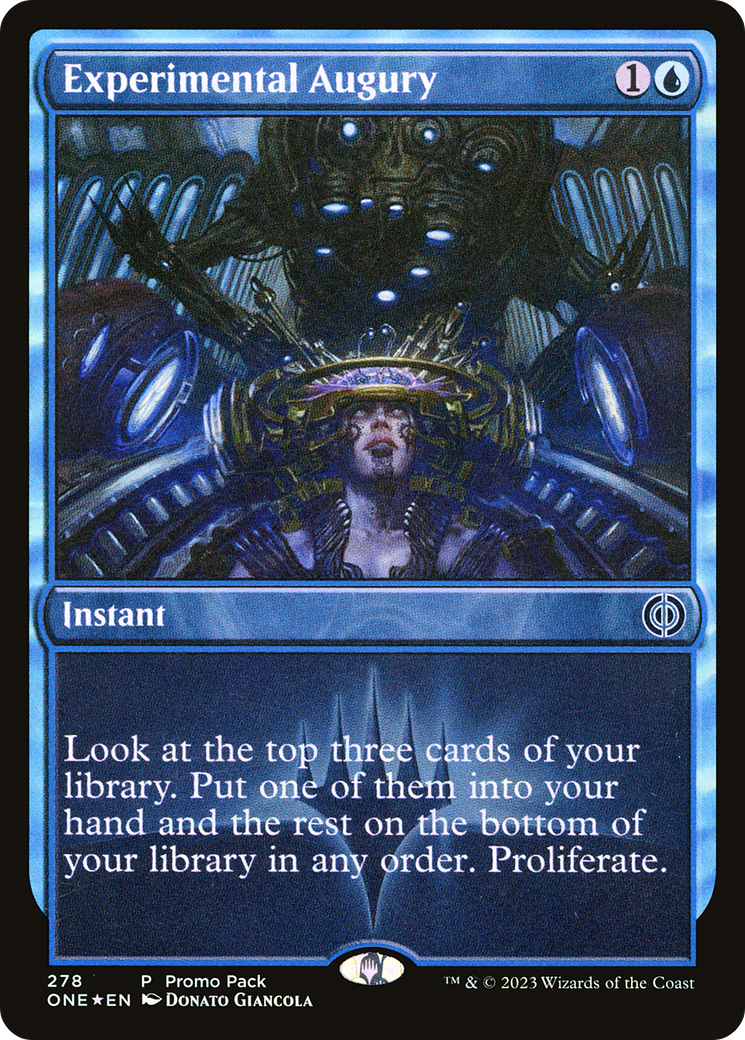 Experimental Augury (Promo Pack) [Phyrexia: All Will Be One Promos] | Eastridge Sports Cards & Games