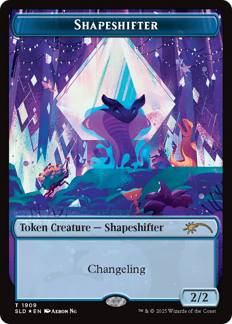 Shapeshifter Token (1909) (Double Rainbow Foil) [Secret Lair Drop Series] | Eastridge Sports Cards & Games