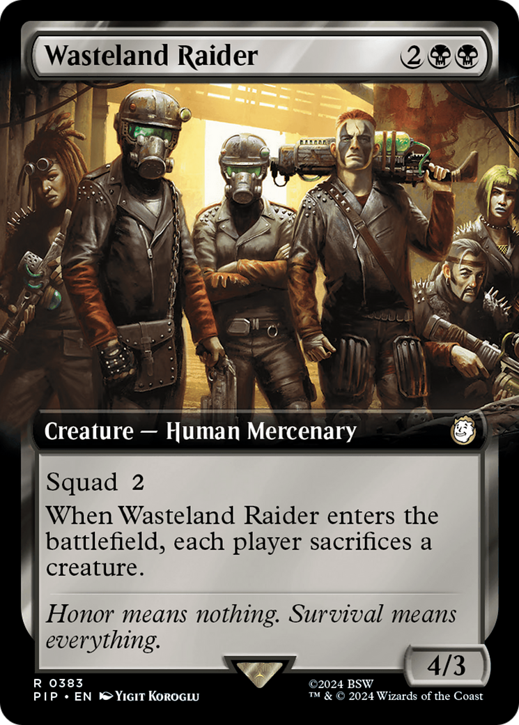 Wasteland Raider (Extended Art) [Fallout] | Eastridge Sports Cards & Games