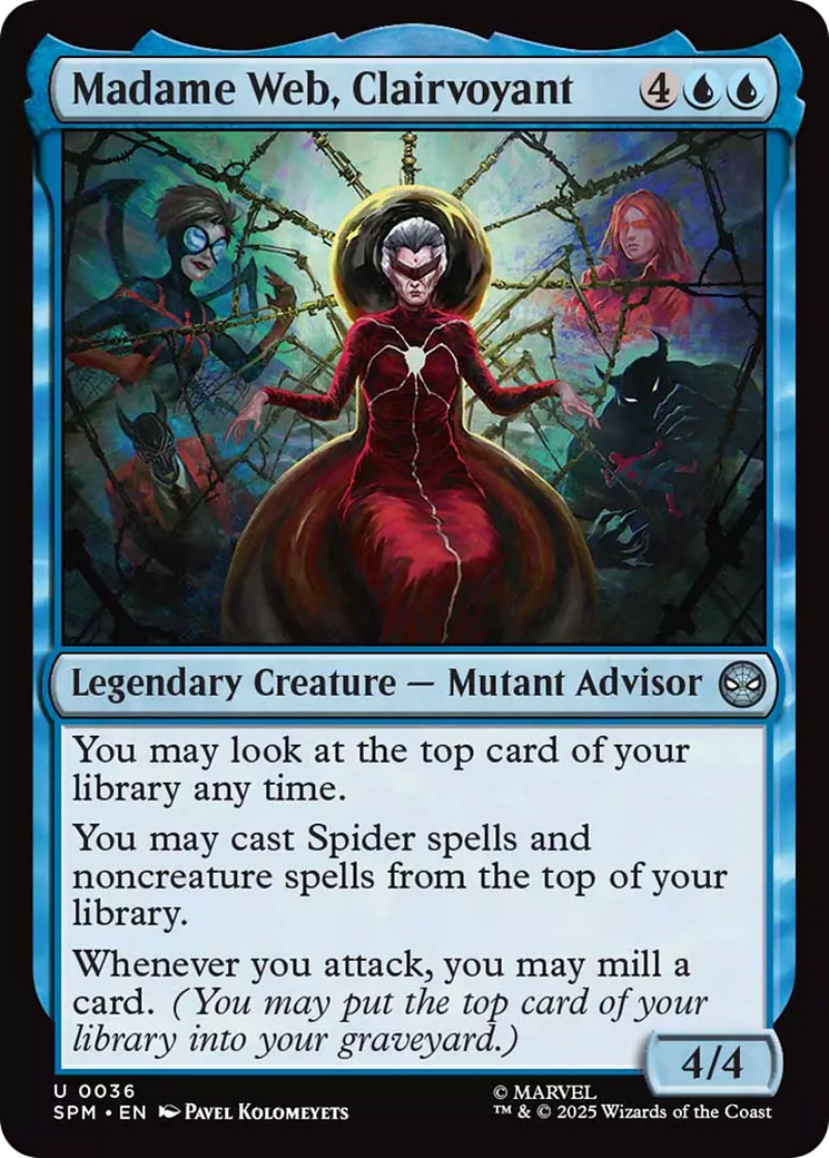 Madame Web, Clairvoyant [Marvel's Spider-Man] | Eastridge Sports Cards & Games