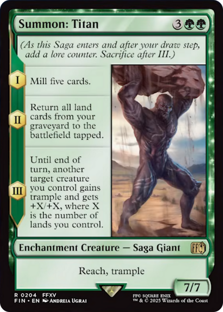 Summon: Titan [FINAL FANTASY] | Eastridge Sports Cards & Games