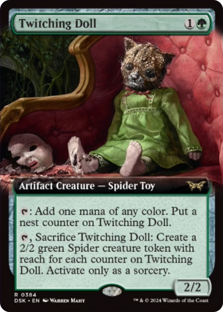 Twitching Doll (Extended Art) [Duskmourn: House of Horror] | Eastridge Sports Cards & Games