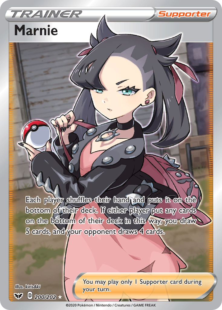 Marnie (200/202) [Sword & Shield: Base Set] | Eastridge Sports Cards & Games