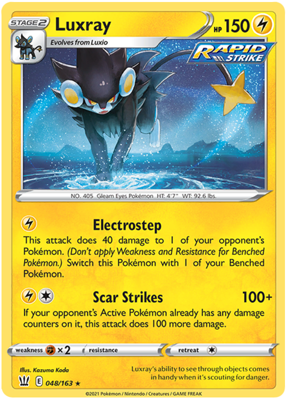 Luxray (048/163) [Sword & Shield: Battle Styles] | Eastridge Sports Cards & Games