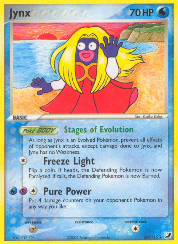 Jynx (28/115) [EX: Unseen Forces] | Eastridge Sports Cards & Games