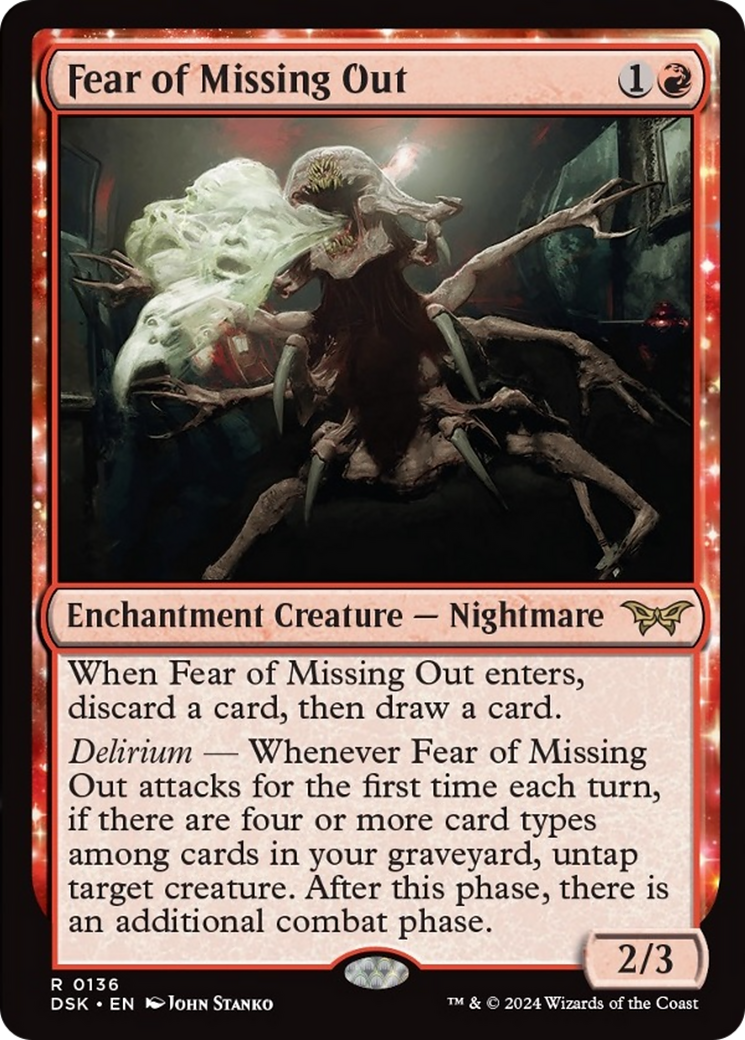 Fear of Missing Out [Duskmourn: House of Horror] | Eastridge Sports Cards & Games