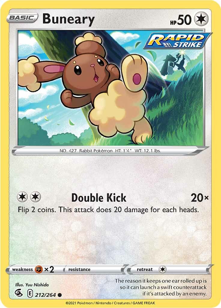 Buneary (212/264) [Sword & Shield: Fusion Strike] | Eastridge Sports Cards & Games