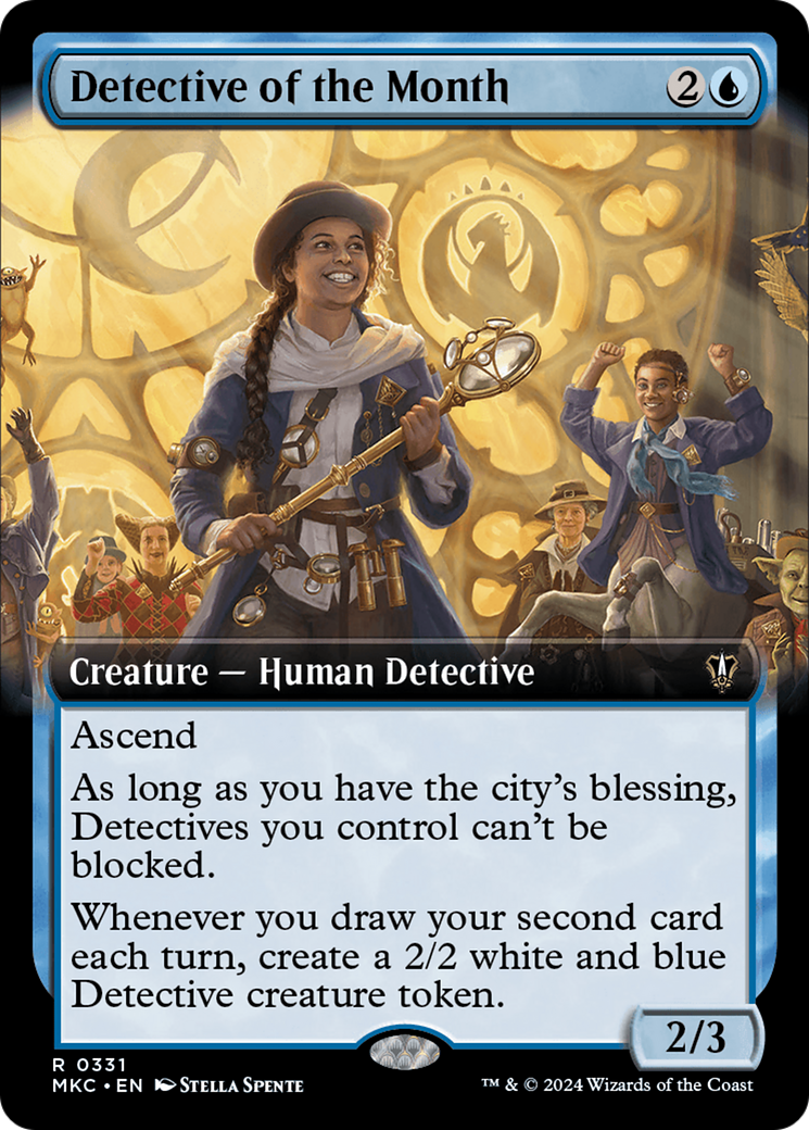 Detective of the Month (Extended Art) [Murders at Karlov Manor Commander] | Eastridge Sports Cards & Games