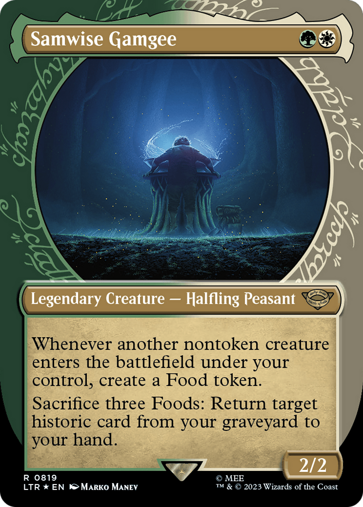 Samwise Gamgee (Showcase) (Surge Foil) [The Lord of the Rings: Tales of Middle-Earth] | Eastridge Sports Cards & Games