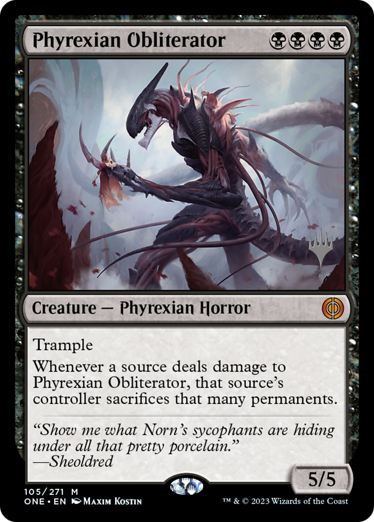 Phyrexian Obliterator (Promo Pack) [Phyrexia: All Will Be One Promos] | Eastridge Sports Cards & Games