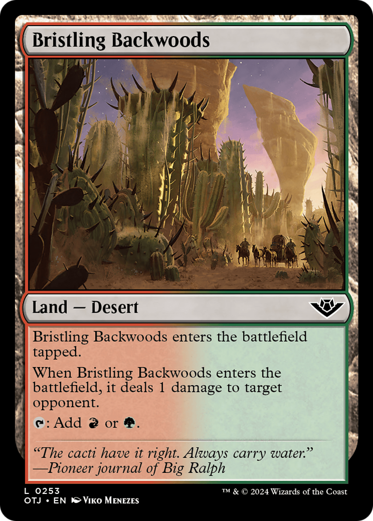 Bristling Backwoods [Outlaws of Thunder Junction] | Eastridge Sports Cards & Games