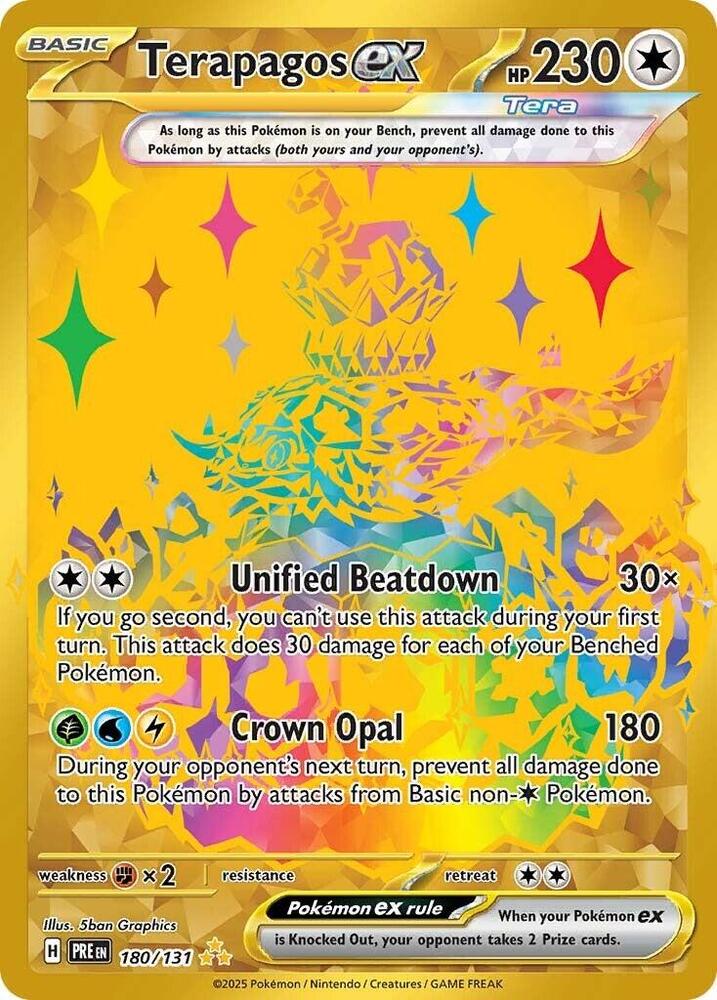 Terapagos ex (180/131) [Scarlet & Violet: Prismatic Evolutions] | Eastridge Sports Cards & Games
