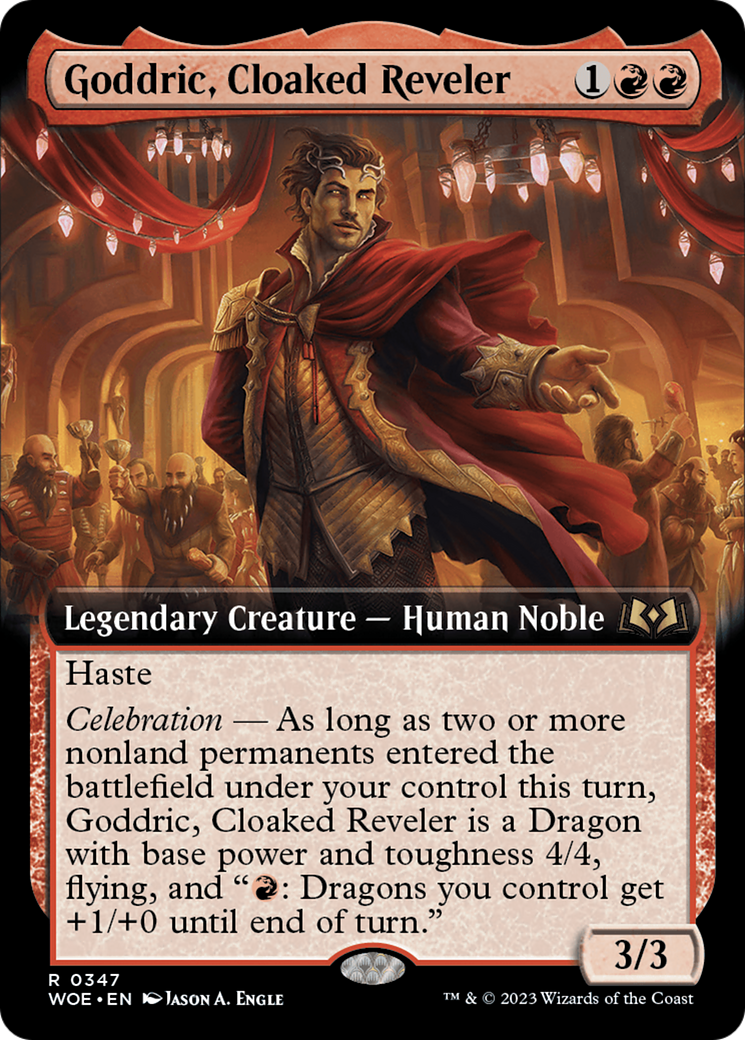 Goddric, Cloaked Reveler (Extended Art) [Wilds of Eldraine] | Eastridge Sports Cards & Games