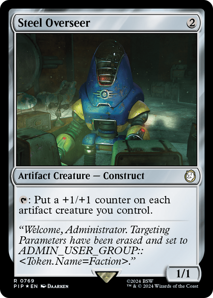 Steel Overseer (Surge Foil) [Fallout] | Eastridge Sports Cards & Games