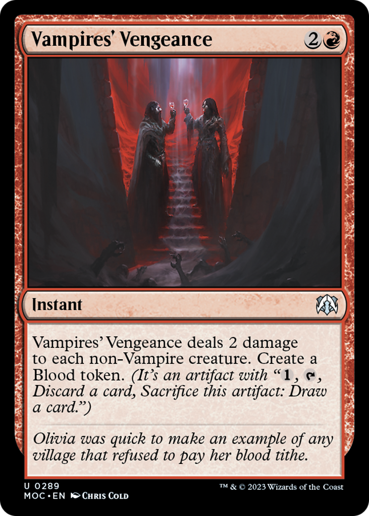 Vampires' Vengeance [March of the Machine Commander] | Eastridge Sports Cards & Games