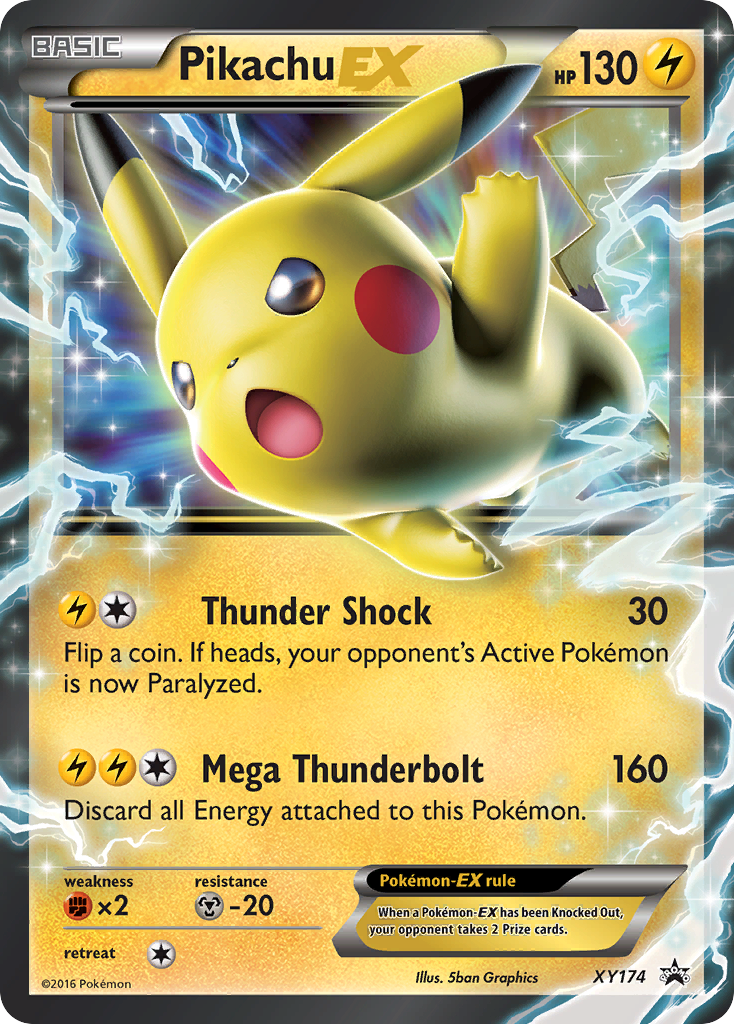 Pikachu EX (XY174) [XY: Black Star Promos] | Eastridge Sports Cards & Games