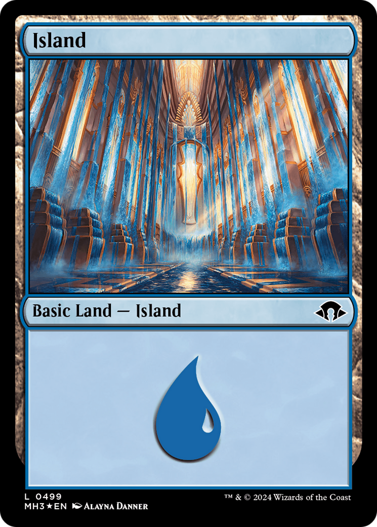 Island (0499) (Ripple Foil) [Modern Horizons 3] | Eastridge Sports Cards & Games