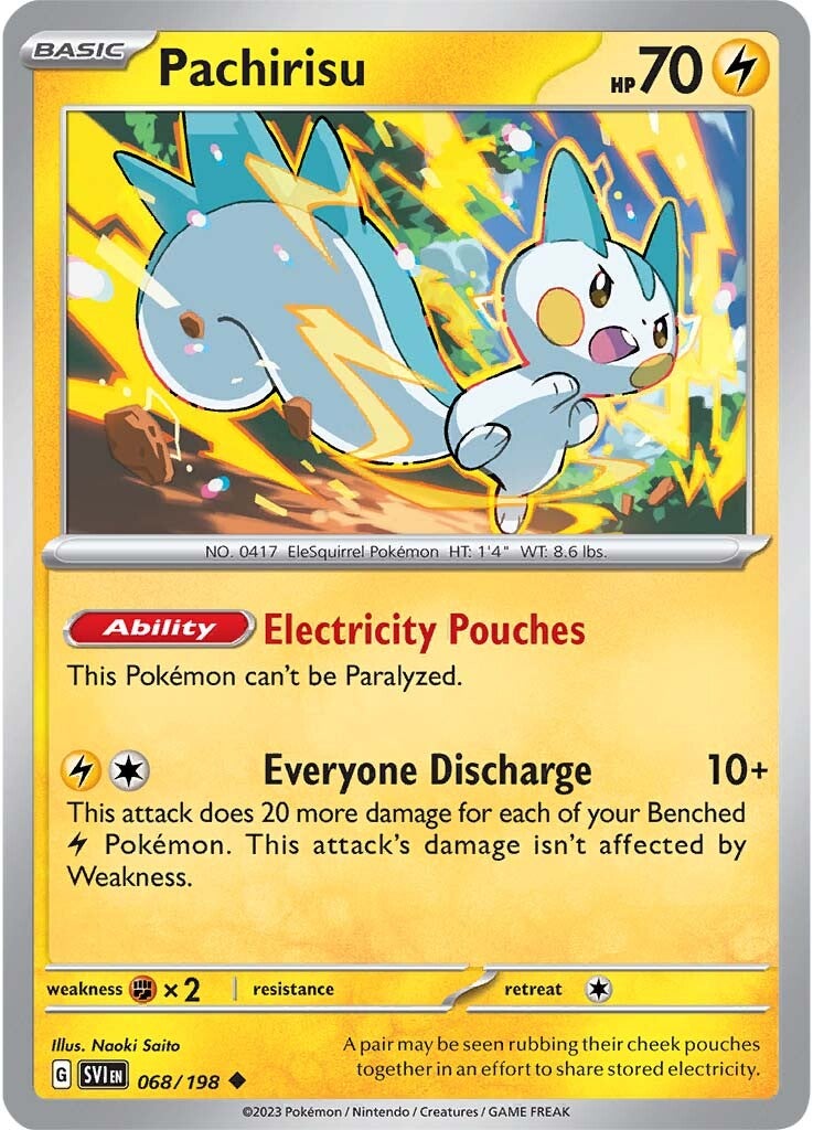 Pachirisu (068/198) [Scarlet & Violet: Base Set] | Eastridge Sports Cards & Games