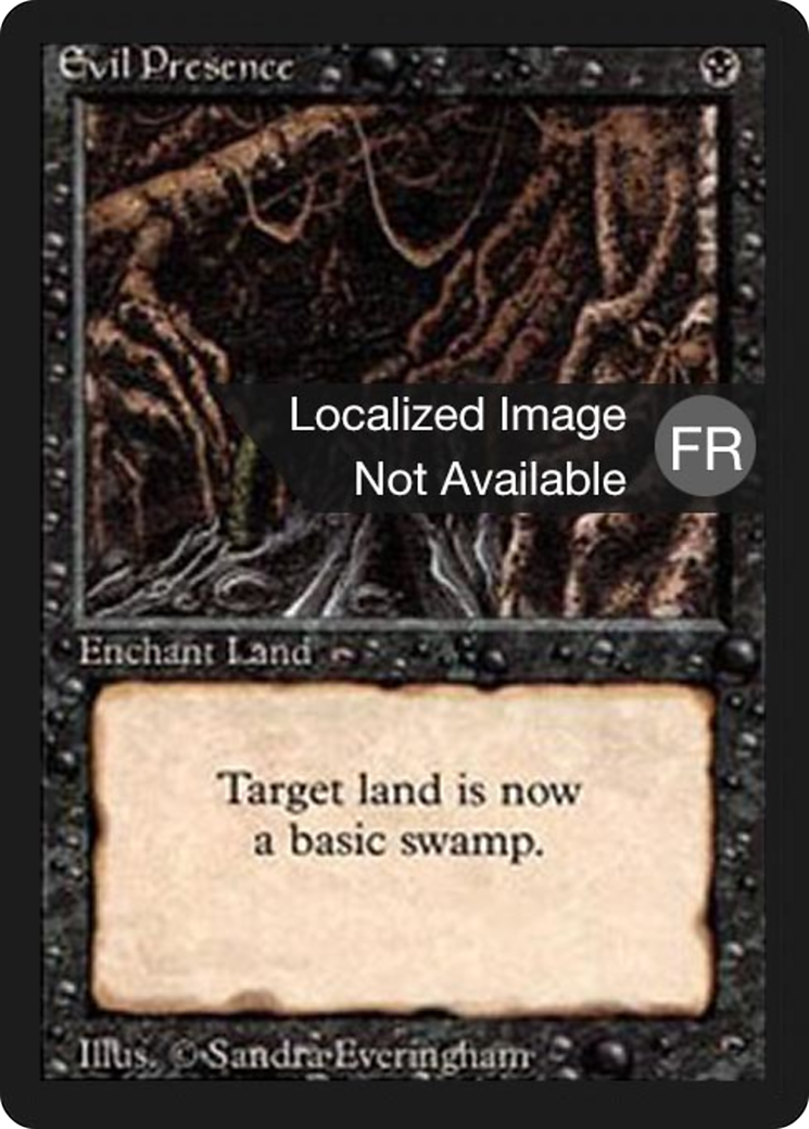 Evil Presence [Foreign Black Border] | Eastridge Sports Cards & Games