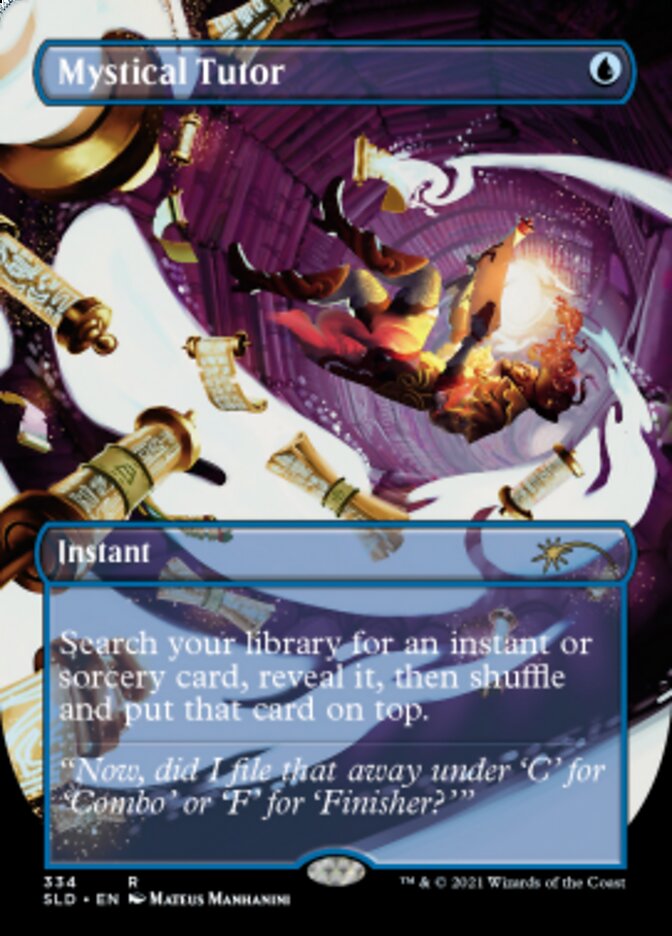 Mystical Tutor (Borderless) [Secret Lair Drop Series] | Eastridge Sports Cards & Games
