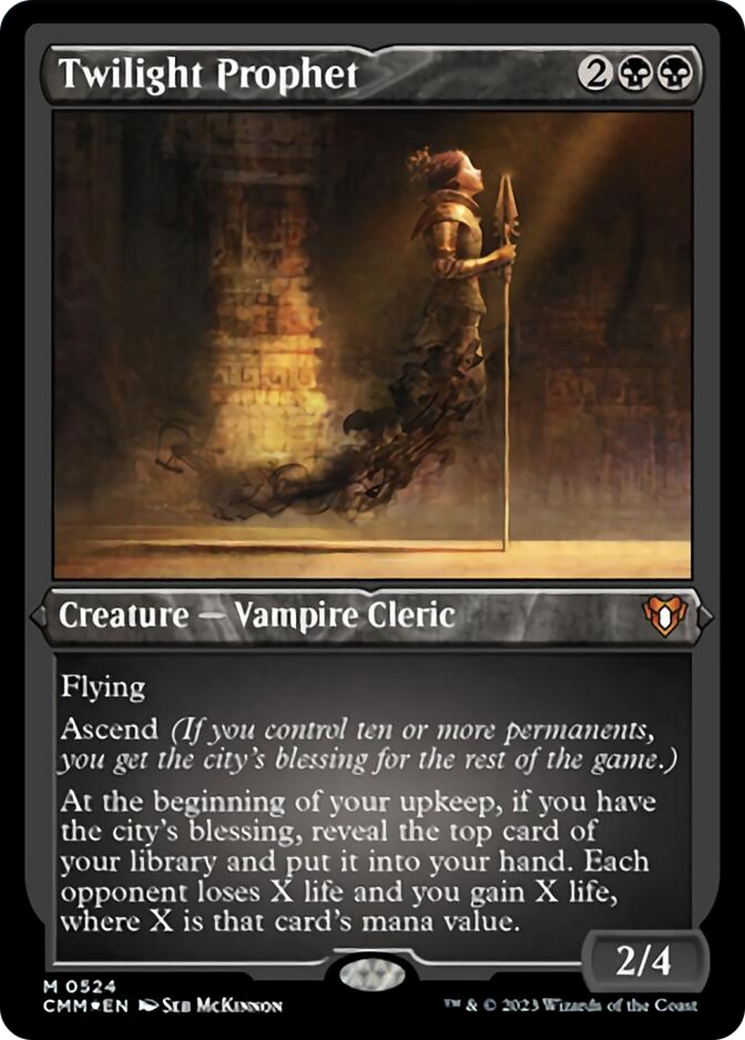 Twilight Prophet (Foil Etched) [Commander Masters] | Eastridge Sports Cards & Games