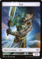 Phyrexian Goblin // Cat Double-Sided Token [Phyrexia: All Will Be One Tokens] | Eastridge Sports Cards & Games