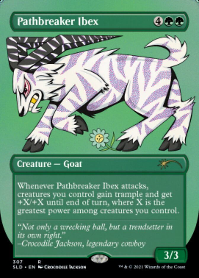 Pathbreaker Ibex (Borderless) [Secret Lair Drop Series] | Eastridge Sports Cards & Games