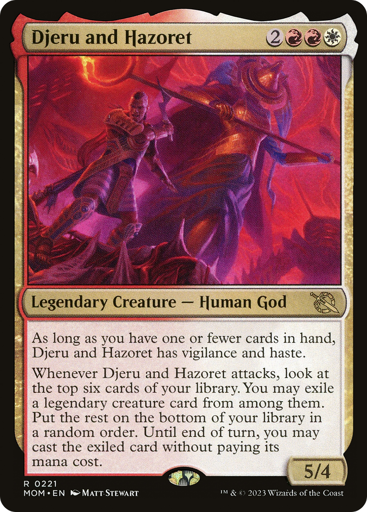 Djeru and Hazoret [March of the Machine] | Eastridge Sports Cards & Games