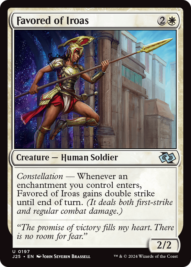 Favored of Iroas [Foundations Jumpstart] | Eastridge Sports Cards & Games
