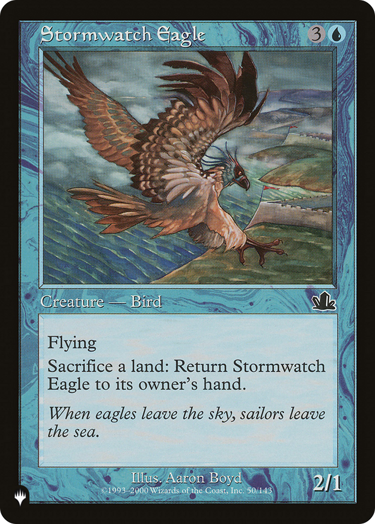 Stormwatch Eagle [The List] | Eastridge Sports Cards & Games