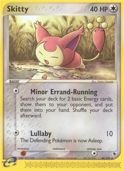 Skitty (44/109) [EX: Ruby & Sapphire] | Eastridge Sports Cards & Games