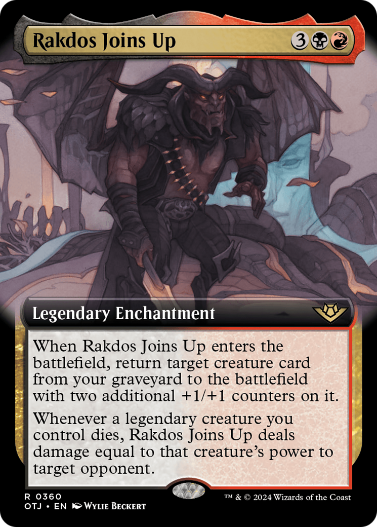 Rakdos Joins Up (Extended Art) [Outlaws of Thunder Junction] | Eastridge Sports Cards & Games