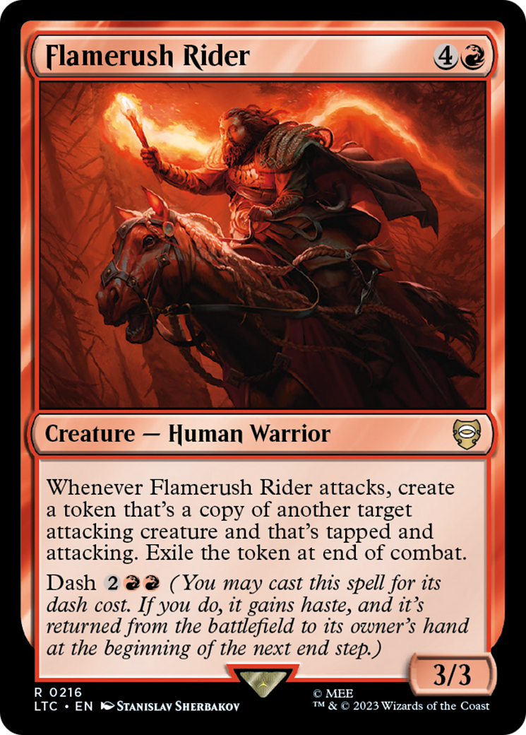 Flamerush Rider [The Lord of the Rings: Tales of Middle-Earth Commander] | Eastridge Sports Cards & Games