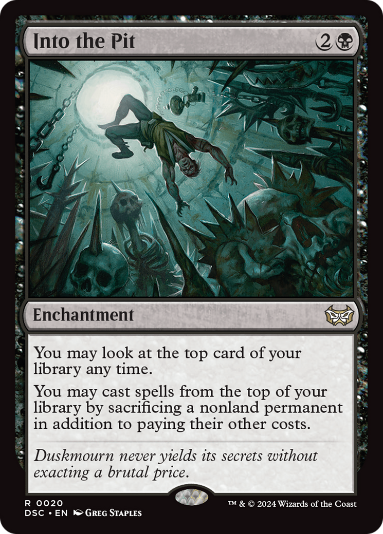Into the Pit [Duskmourn: House of Horror Commander] | Eastridge Sports Cards & Games