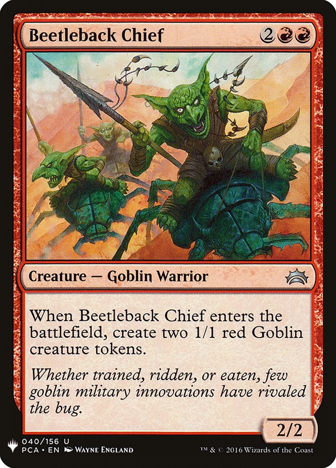 Beetleback Chief [Mystery Booster] | Eastridge Sports Cards & Games