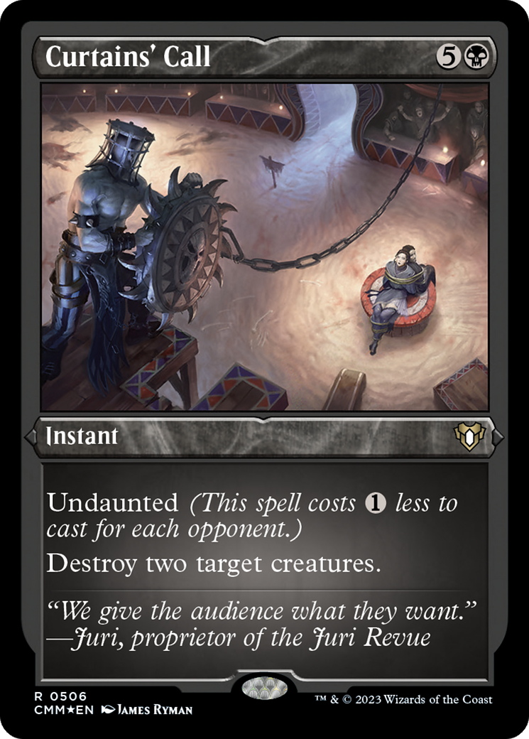 Curtains' Call (Foil Etched) [Commander Masters] | Eastridge Sports Cards & Games