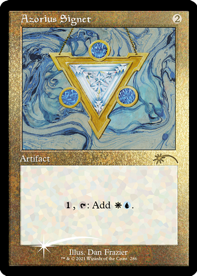Azorius Signet (Retro) (Foil Etched) [Secret Lair Drop Series] | Eastridge Sports Cards & Games