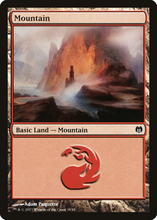 Mountain (38) [Duel Decks: Heroes vs. Monsters] | Eastridge Sports Cards & Games