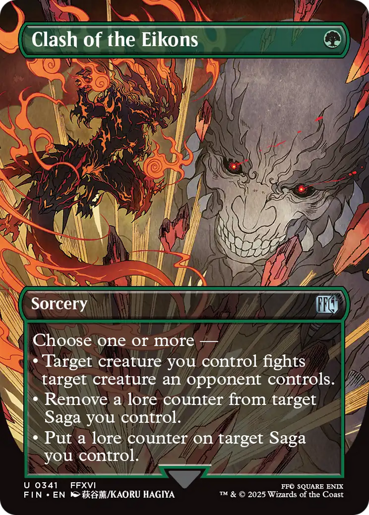 Clash of the Eikons (Borderless) [FINAL FANTASY] | Eastridge Sports Cards & Games