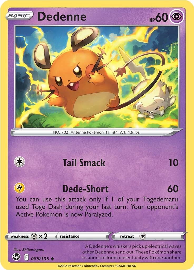 Dedenne (085/195) [Sword & Shield: Silver Tempest] | Eastridge Sports Cards & Games