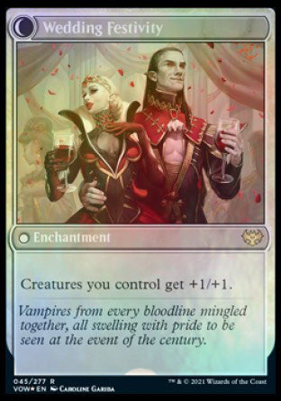 Wedding Announcement // Wedding Festivity [Innistrad: Crimson Vow Prerelease Promos] | Eastridge Sports Cards & Games